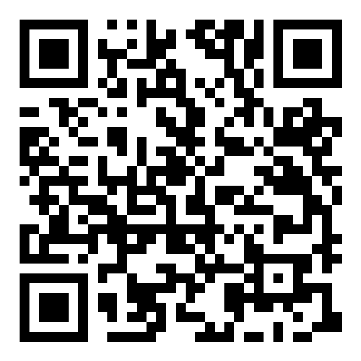 Código QR de la Professional Card